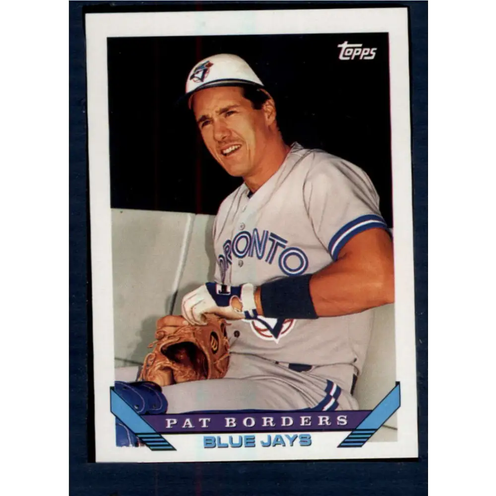 1993 Topps #322 Pat Borders NM-MT Toronto Blue Jays Baseball Card  Image 1