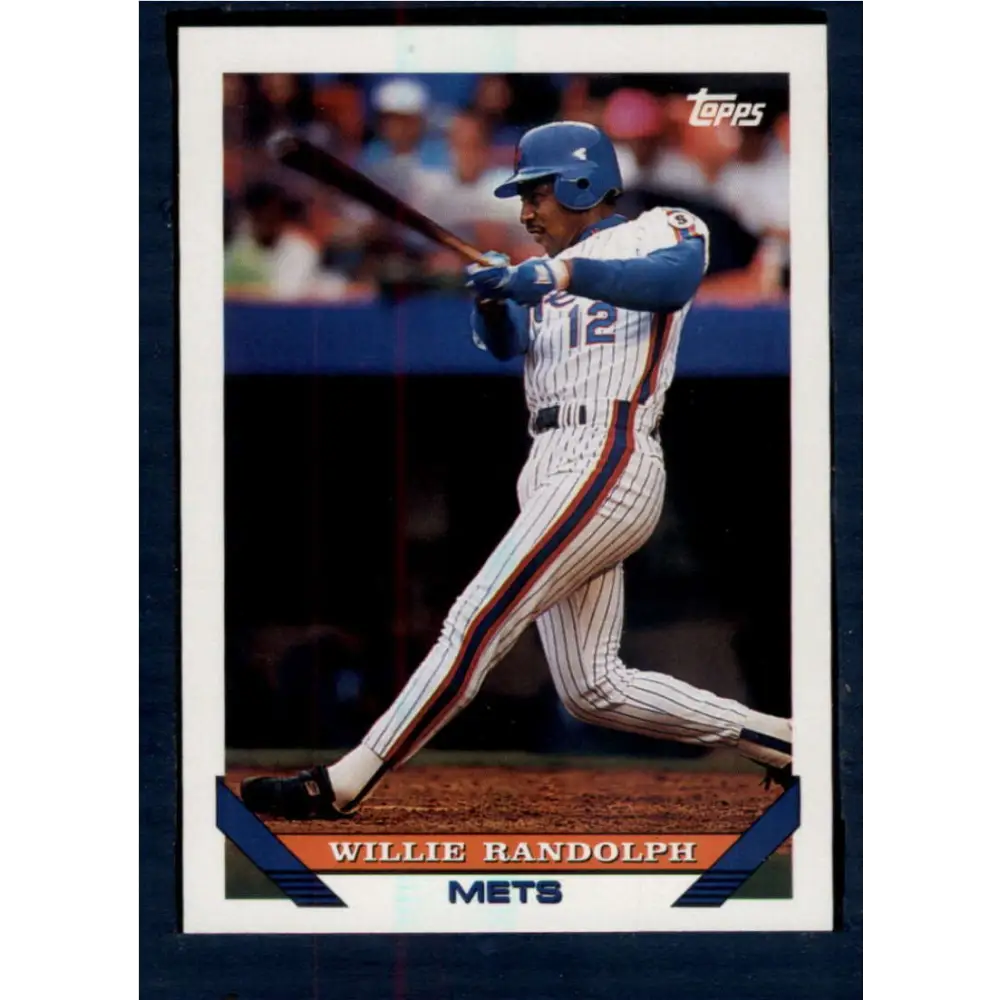 1993 Topps #324 Willie Randolph NM-MT New York Mets Baseball Card  Image 1