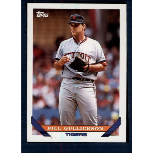 1993 Topps #325 Bill Gullickson NM-MT Detroit Tigers Baseball Card  Image 1