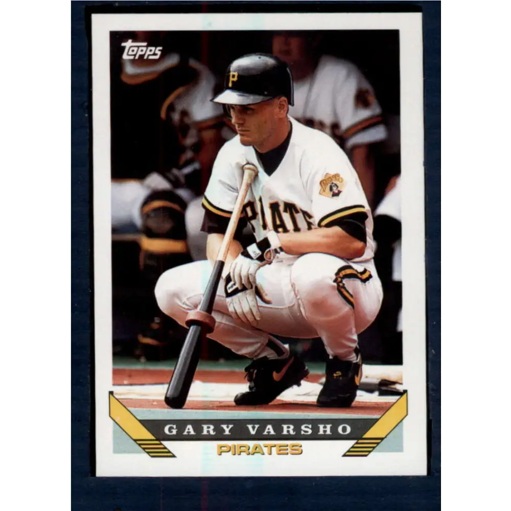 1993 Topps #326 Gary Varsho NM-MT Pittsburgh Pirates Baseball Card  Image 1