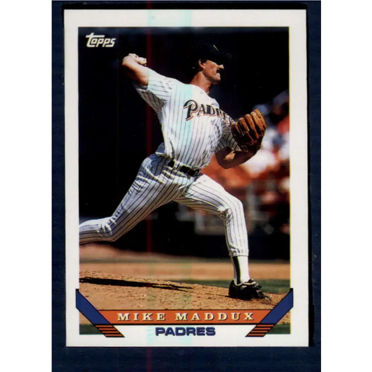 1993 Topps #329 Mike Maddux NM-MT San Diego Padres Baseball Card  Image 1