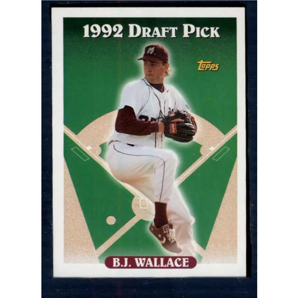 1993 Topps #33 B.J. Wallace NM-MT RC Rookie Montreal Expos Baseball Card  Image 1