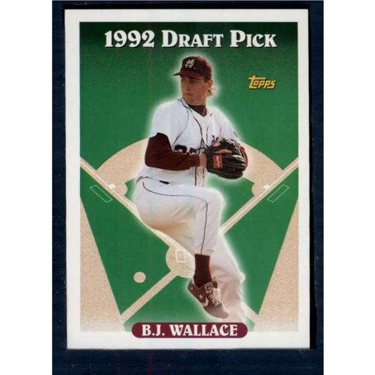 1993 Topps #33 B.J. Wallace NM-MT RC Rookie Montreal Expos Baseball Card  Image 1