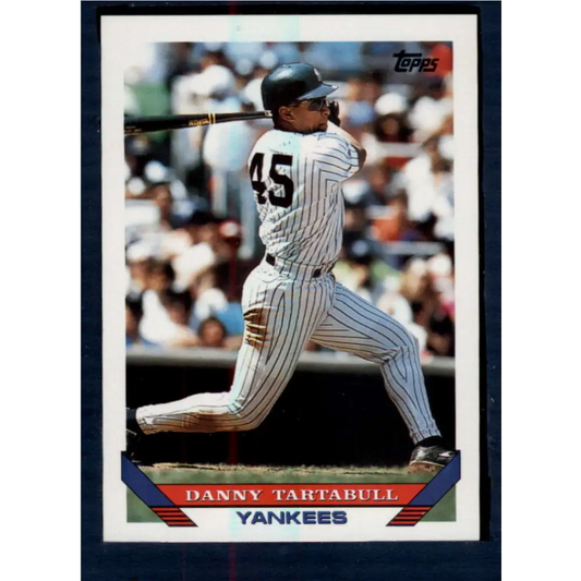 1993 Topps #330 Danny Tartabull NM-MT New York Yankees Baseball Card  Image 1