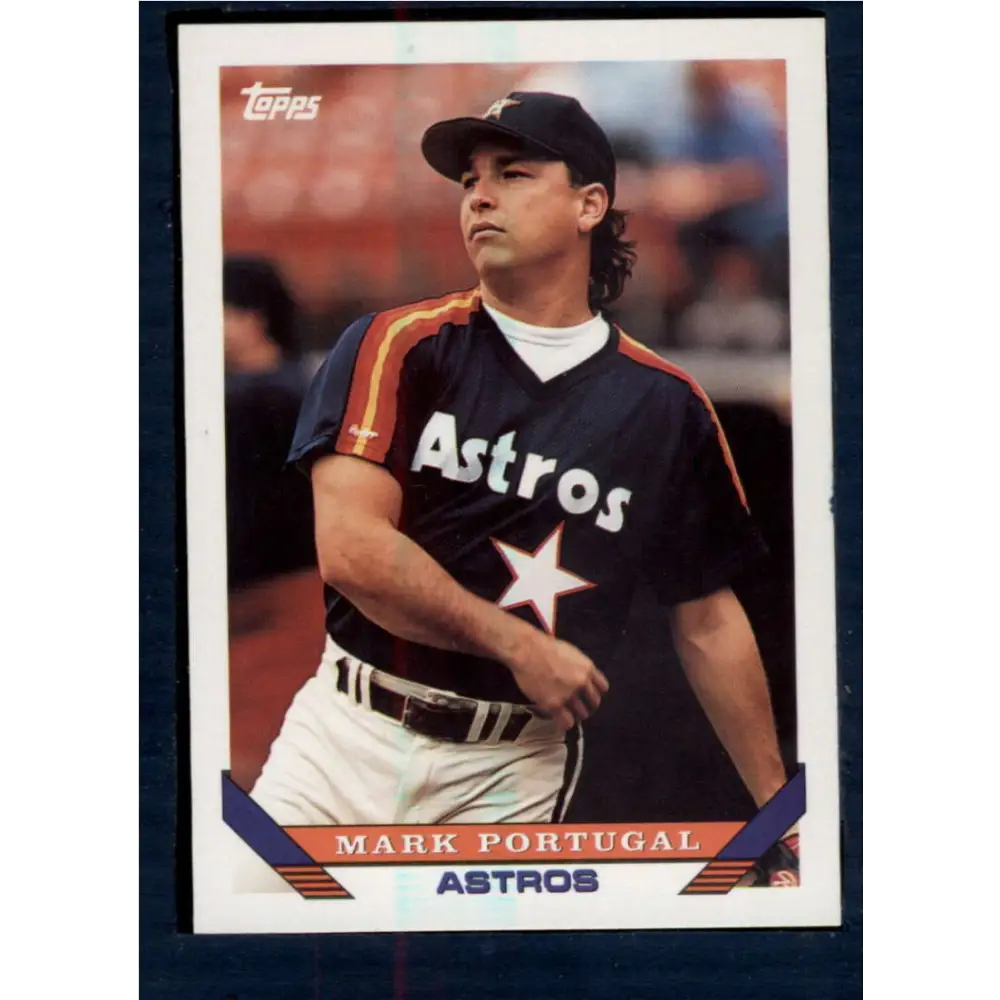 1993 Topps #335 Mark Portugal NM-MT Houston Astros Baseball Card  Image 1