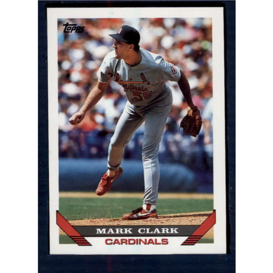 1993 Topps #339 Mark Clark NM-MT St. Louis Cardinals Baseball Card  Image 1