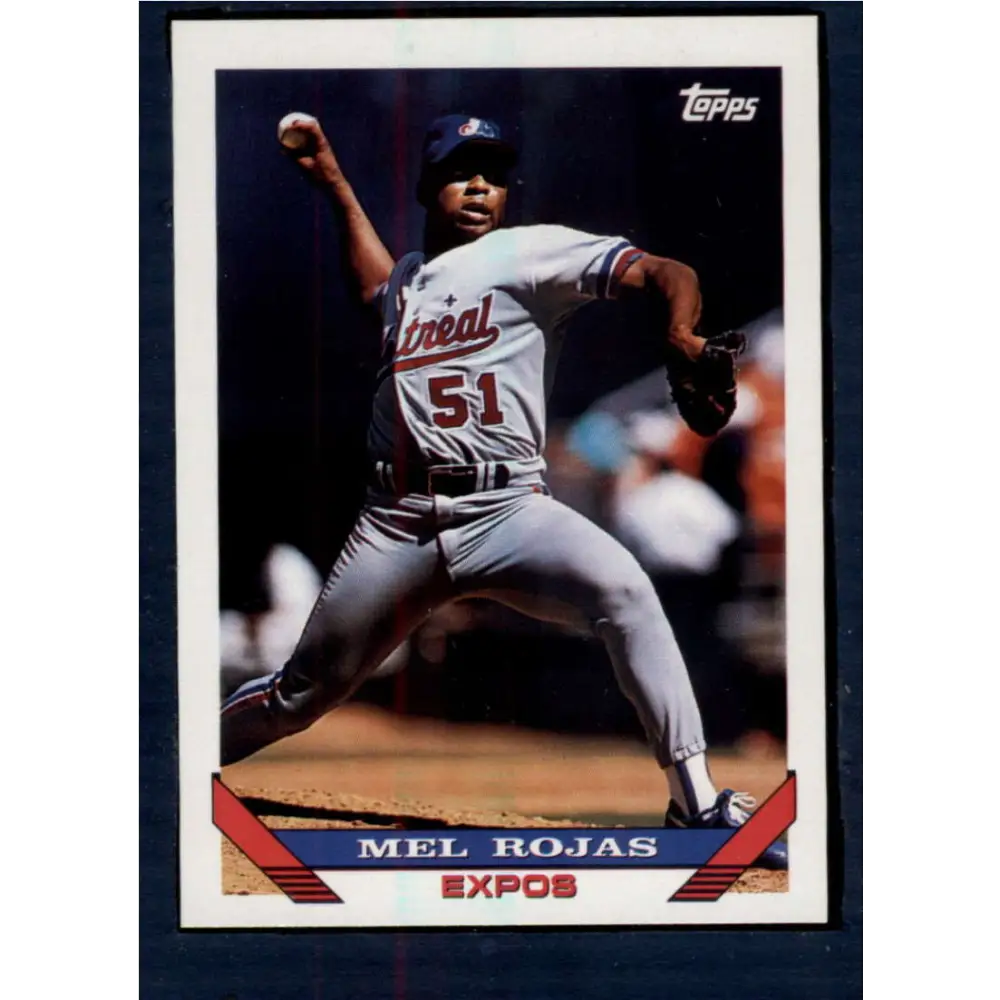 1993 Topps #341 Mel Rojas NM-MT Montreal Expos Baseball Card  Image 1