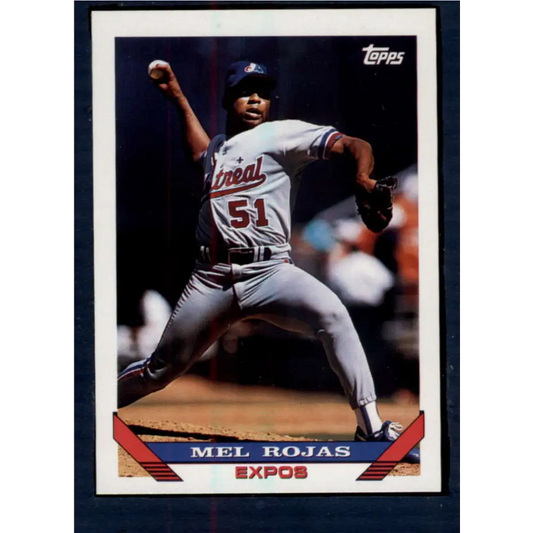 1993 Topps #341 Mel Rojas NM-MT Montreal Expos Baseball Card  Image 1