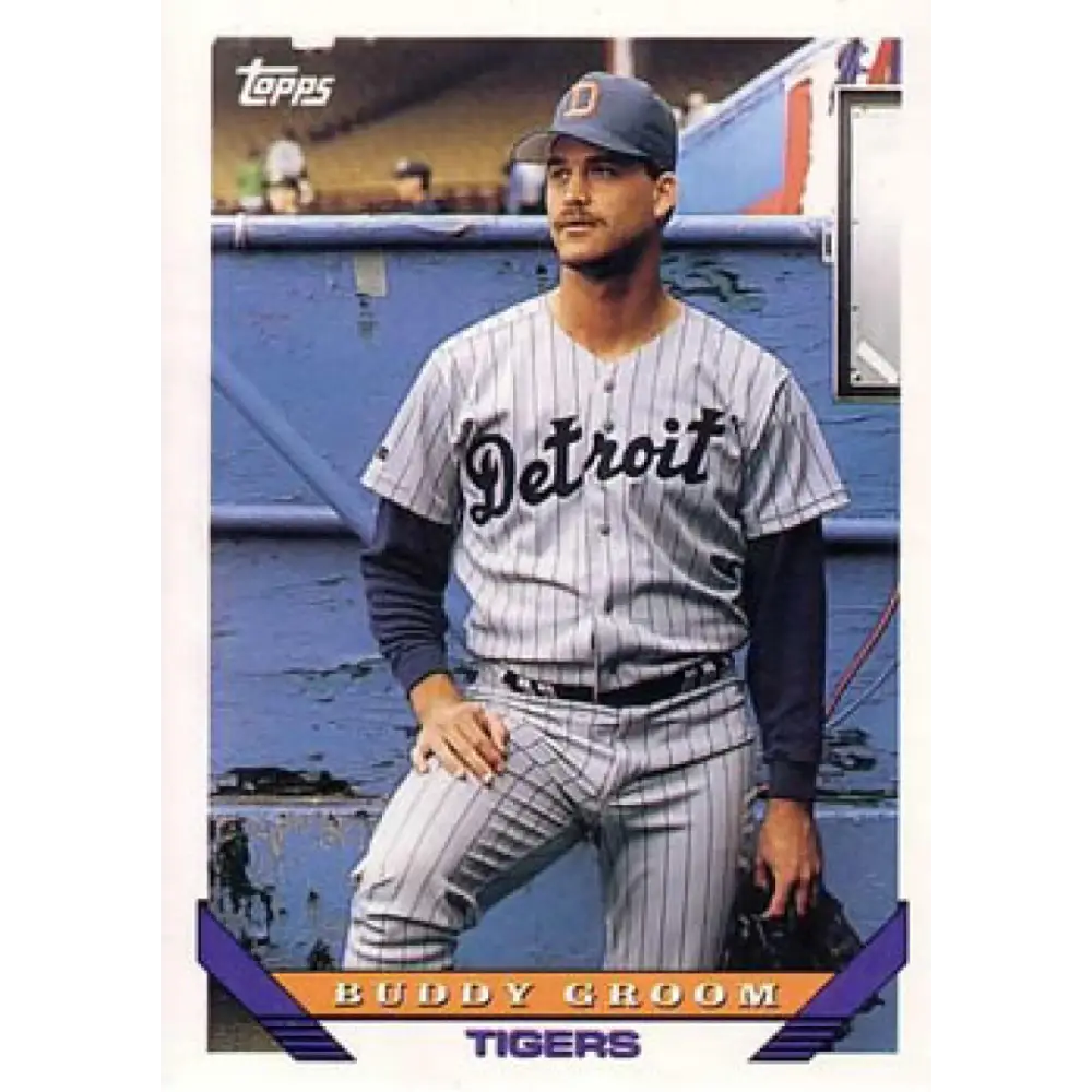 1993 Topps #353 Buddy Groom NM-MT Detroit Tigers Baseball Card  Image 1