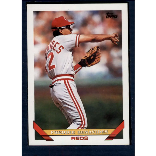 1993 Topps #356 Freddie Benavides NM-MT Cincinnati Reds Baseball Card  Image 1