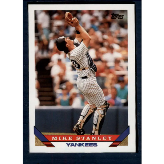 1993 Topps #359 Mike Stanley NM-MT New York Yankees Baseball Card  Image 1