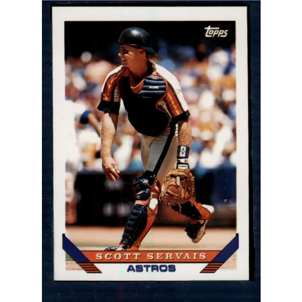 1993 Topps #36 Scott Servais NM-MT Houston Astros Baseball Card  Image 1