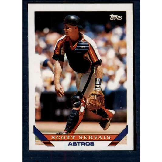 1993 Topps #36 Scott Servais NM-MT Houston Astros Baseball Card  Image 1