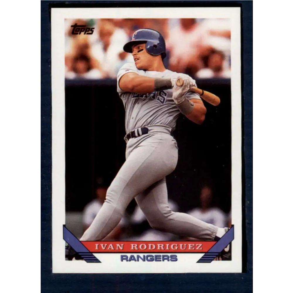 1993 Topps #360 Ivan Rodriguez NM-MT Texas Rangers Baseball Card  Image 1