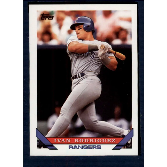 1993 Topps #360 Ivan Rodriguez NM-MT Texas Rangers Baseball Card  Image 1
