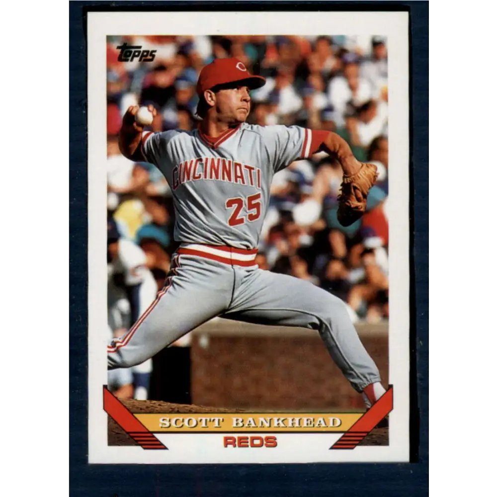 1993 Topps #361 Scott Bankhead NM-MT Cincinnati Reds Baseball Card  Image 1