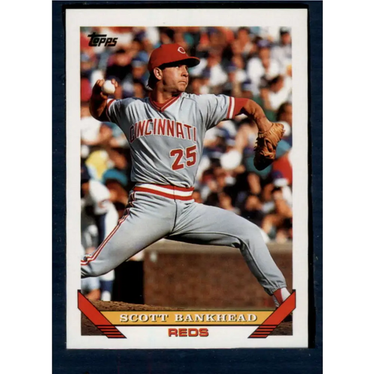 1993 Topps #361 Scott Bankhead NM-MT Cincinnati Reds Baseball Card  Image 1