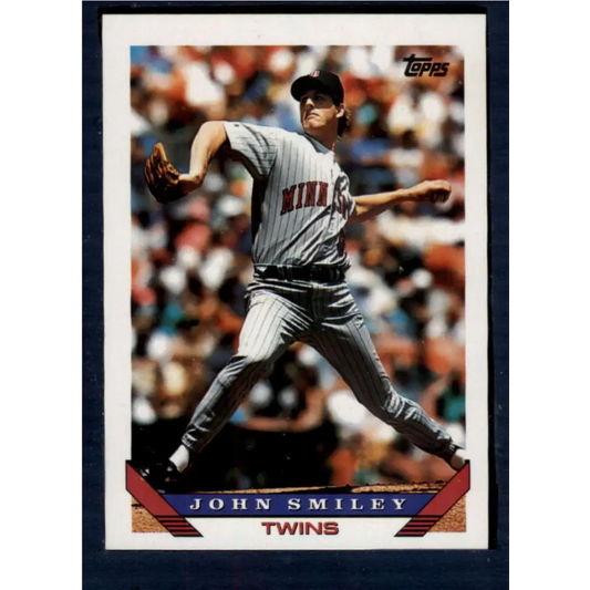1993 Topps #363 John Smiley NM-MT Minnesota Twins Baseball Card  Image 1