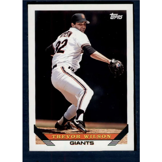 1993 Topps #364 Trevor Wilson NM-MT San Francisco Giants Baseball Card  Image 1