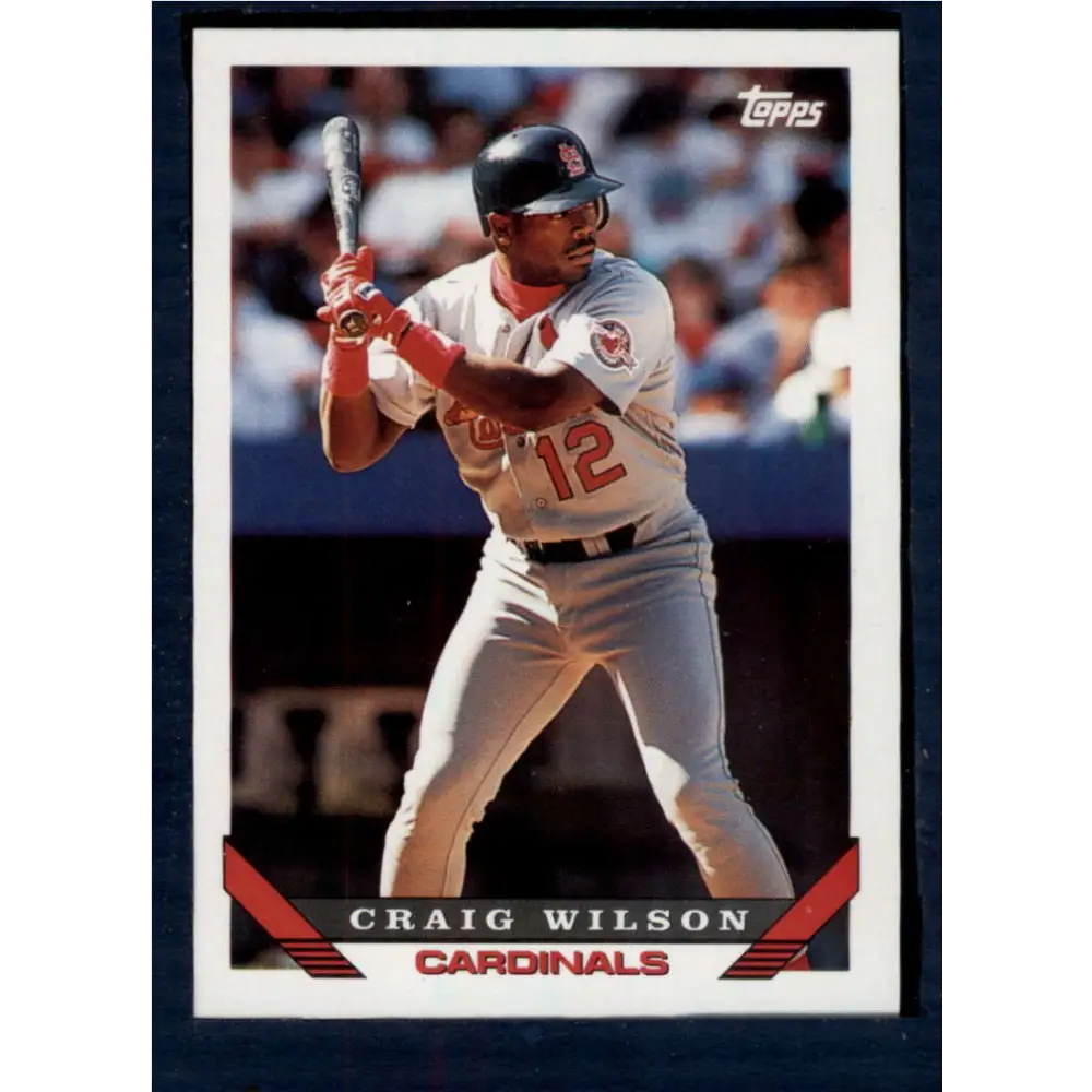 1993 Topps #366 Craig Wilson NM-MT St. Louis Cardinals Baseball Card  Image 1