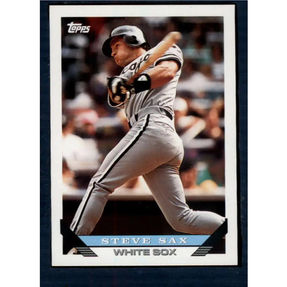 1993 Topps #367 Steve Sax NM-MT Chicago White Sox Baseball Card  Image 1