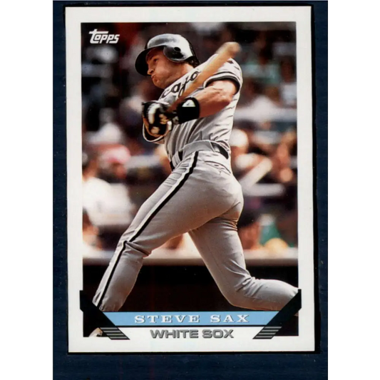 1993 Topps #367 Steve Sax NM-MT Chicago White Sox Baseball Card  Image 1