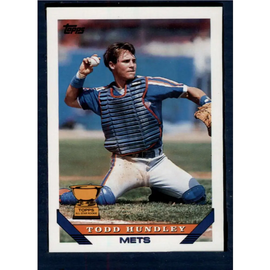 1993 Topps #380 Todd Hundley NM-MT New York Mets Baseball Card  Image 1