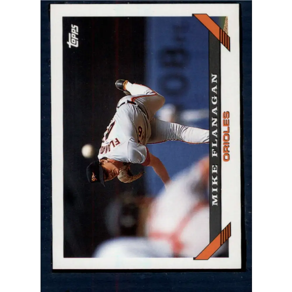 1993 Topps #381 Mike Flanagan NM-MT Baltimore Orioles Baseball Card  Image 1