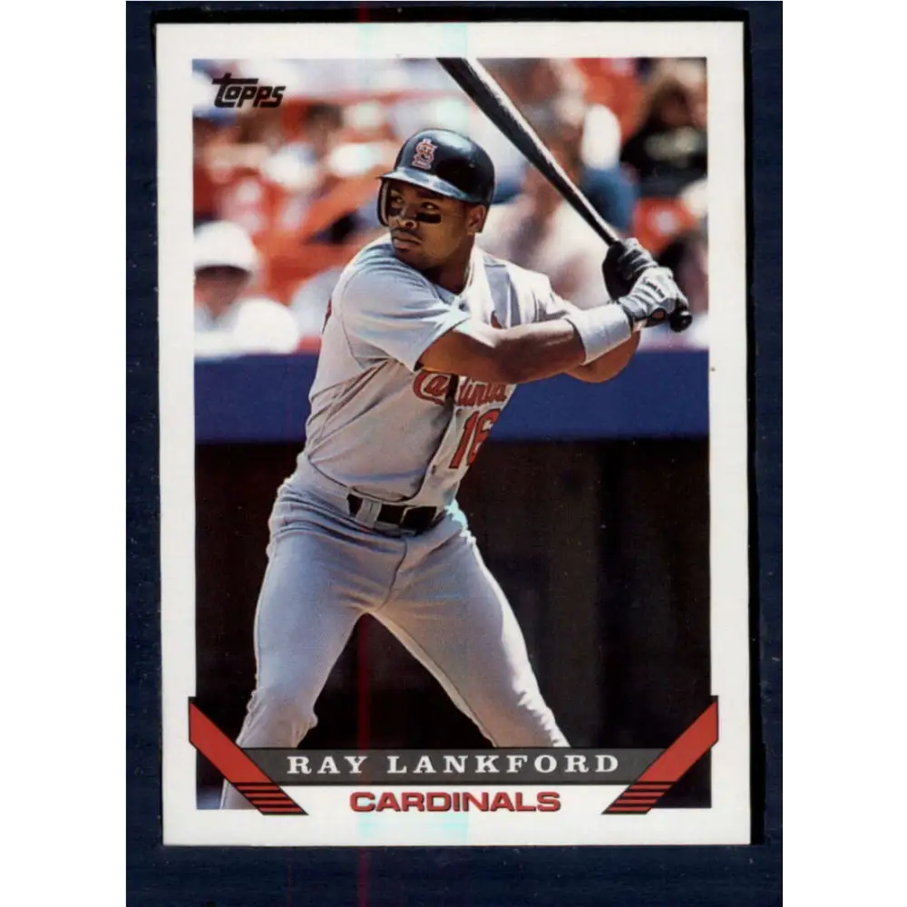 1993 Topps #386 Ray Lankford NM-MT St. Louis Cardinals Baseball Card  Image 1