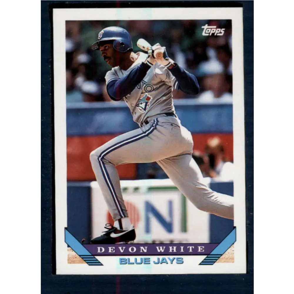 1993 Topps #387 Devon White NM-MT Toronto Blue Jays Baseball Card  Image 1