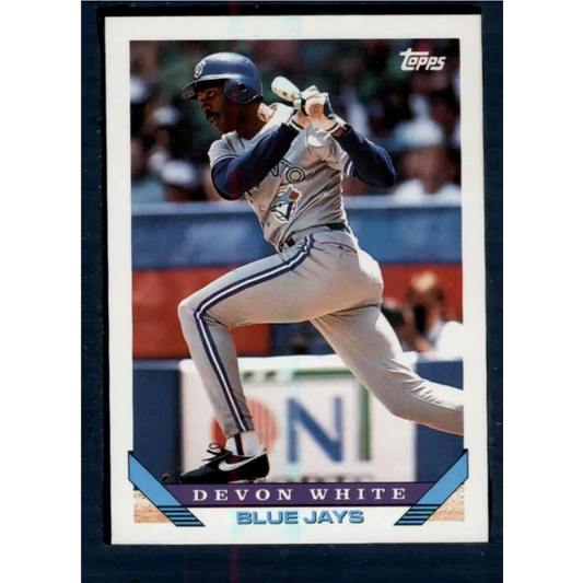 1993 Topps #387 Devon White NM-MT Toronto Blue Jays Baseball Card  Image 1