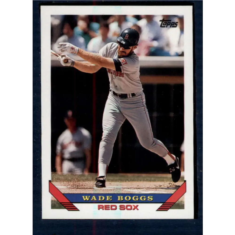 1993 Topps #390 Wade Boggs NM-MT Boston Red Sox Baseball Card  Image 1
