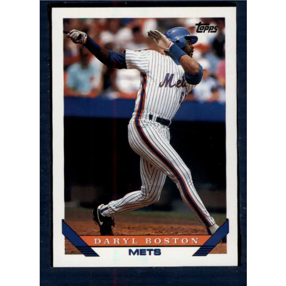1993 Topps #399 Daryl Boston NM-MT New York Mets Baseball Card  Image 1