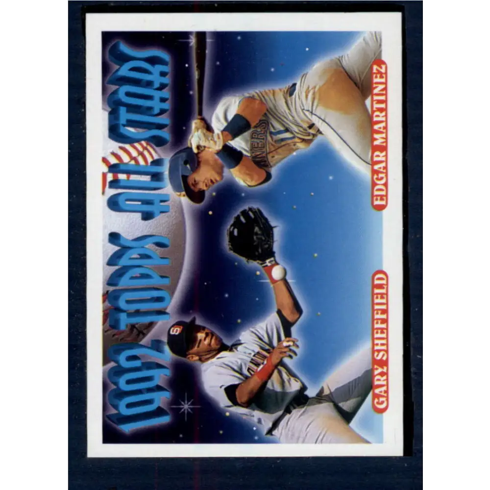 1993 Topps #403 Gary Sheffield/Edgar Martinez NM-MT San Diego Padres/Seattle Mariners Baseball Card  Image 1