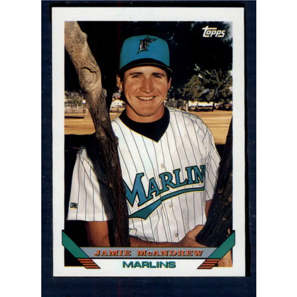 1993 Topps #412 Jamie McAndrew NM-MT Florida Marlins Baseball Card  Image 1
