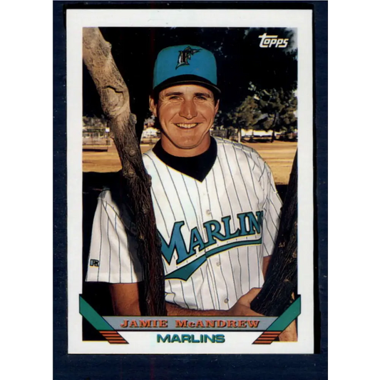 1993 Topps #412 Jamie McAndrew NM-MT Florida Marlins Baseball Card  Image 1