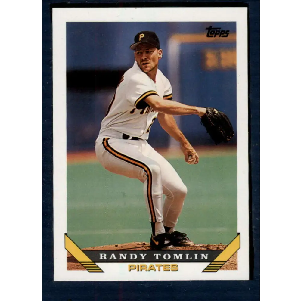 1993 Topps #416 Randy Tomlin NM-MT Pittsburgh Pirates Baseball Card  Image 1