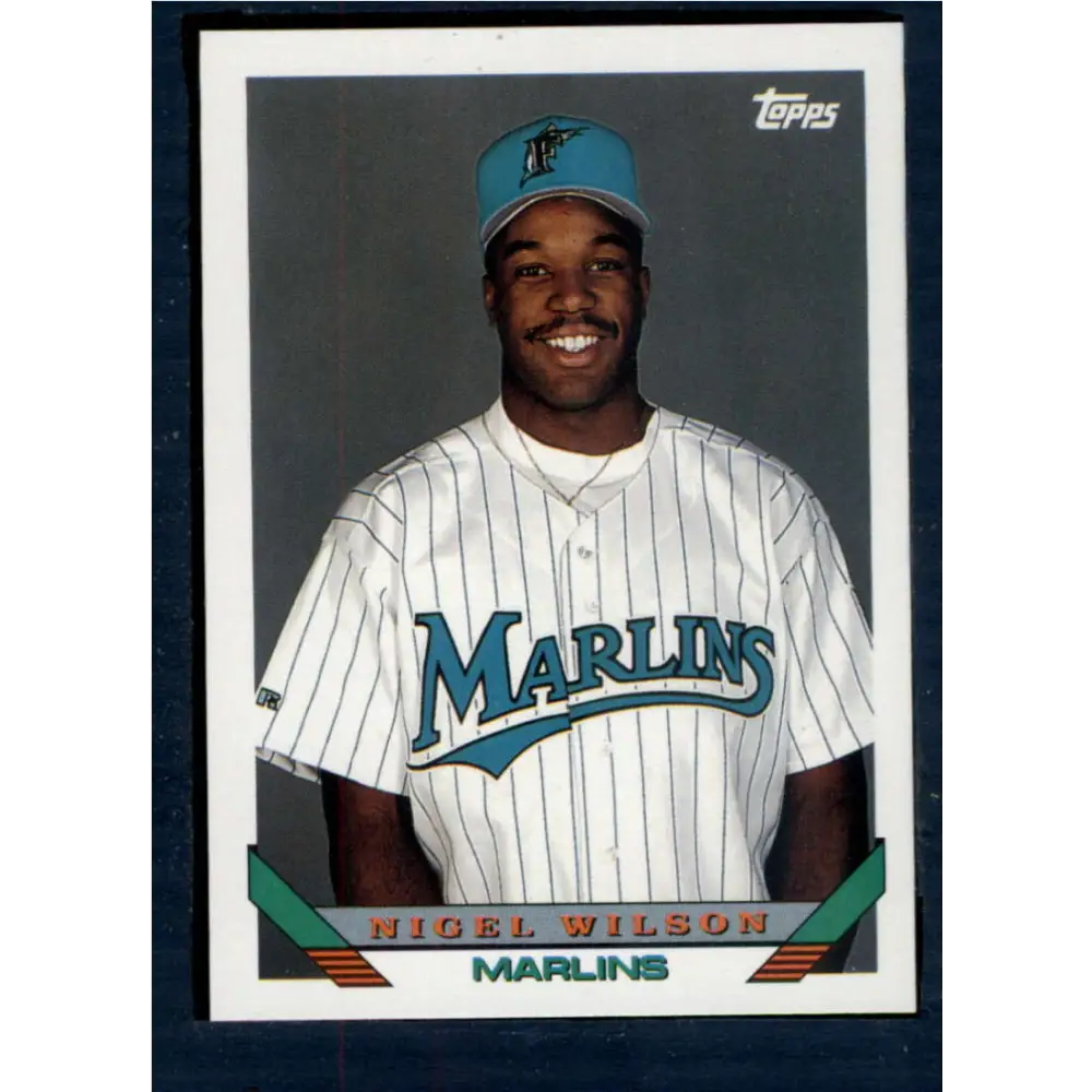 1993 Topps #426 Nigel Wilson NM-MT Florida Marlins Baseball Card  Image 1