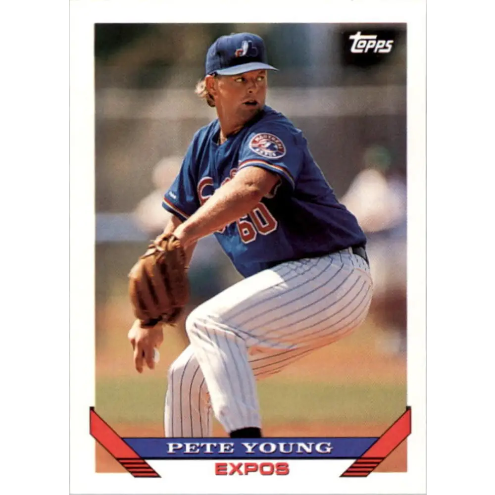 1993 Topps #432 Pete Young NM-MT Montreal Expos Baseball Card  Image 1