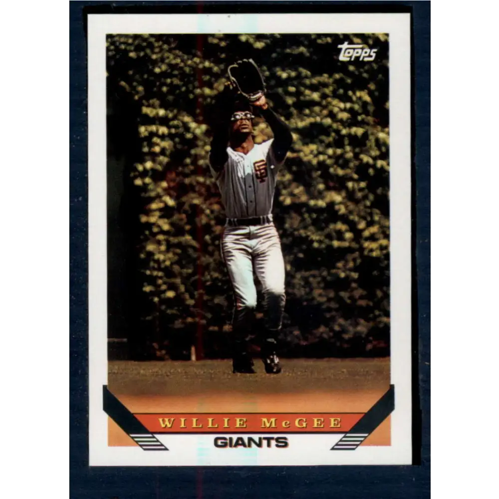 1993 Topps #435 Willie McGee NM-MT San Francisco Giants Baseball Card  Image 1