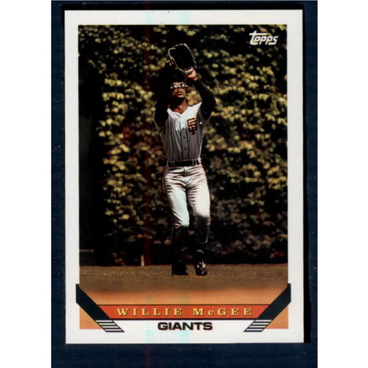 1993 Topps #435 Willie McGee NM-MT San Francisco Giants Baseball Card  Image 1