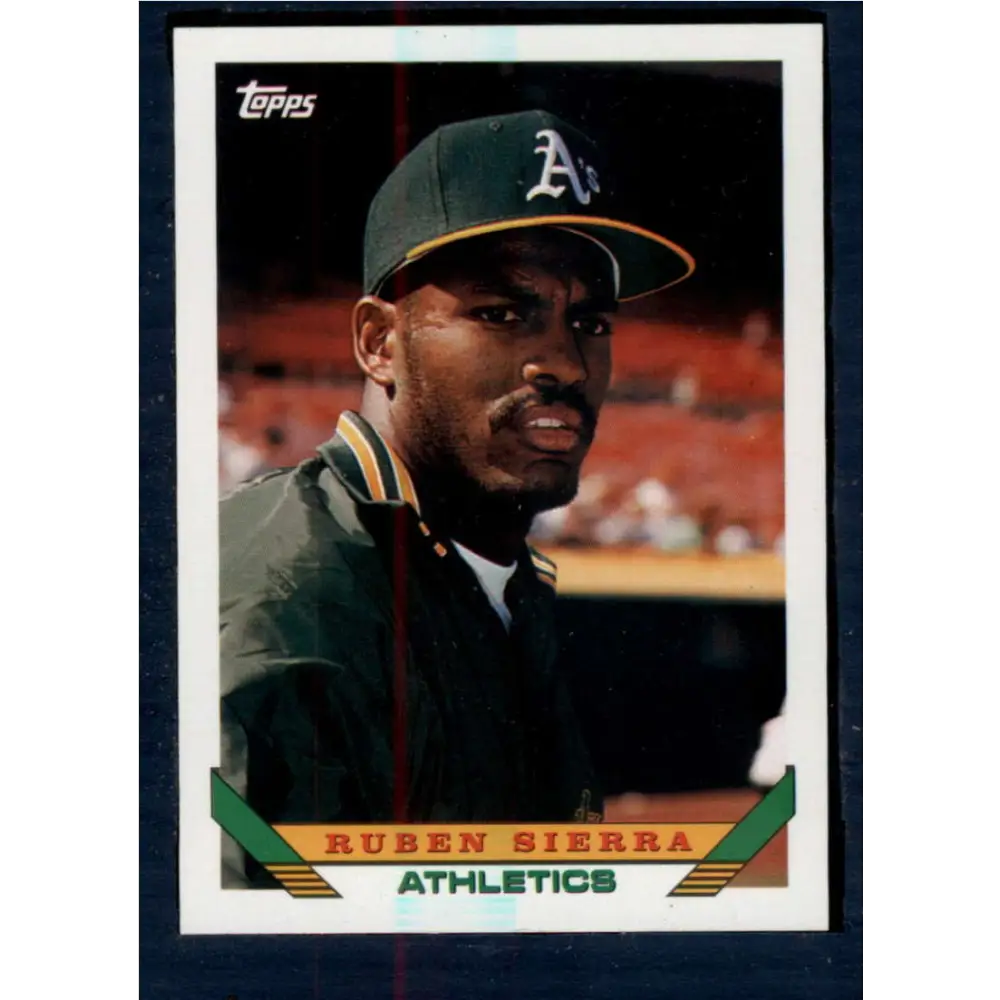 1993 Topps #440 Ruben Sierra NM-MT Oakland Athletics Baseball Card  Image 1