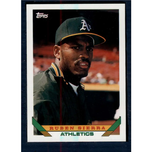 1993 Topps #440 Ruben Sierra NM-MT Oakland Athletics Baseball Card  Image 1