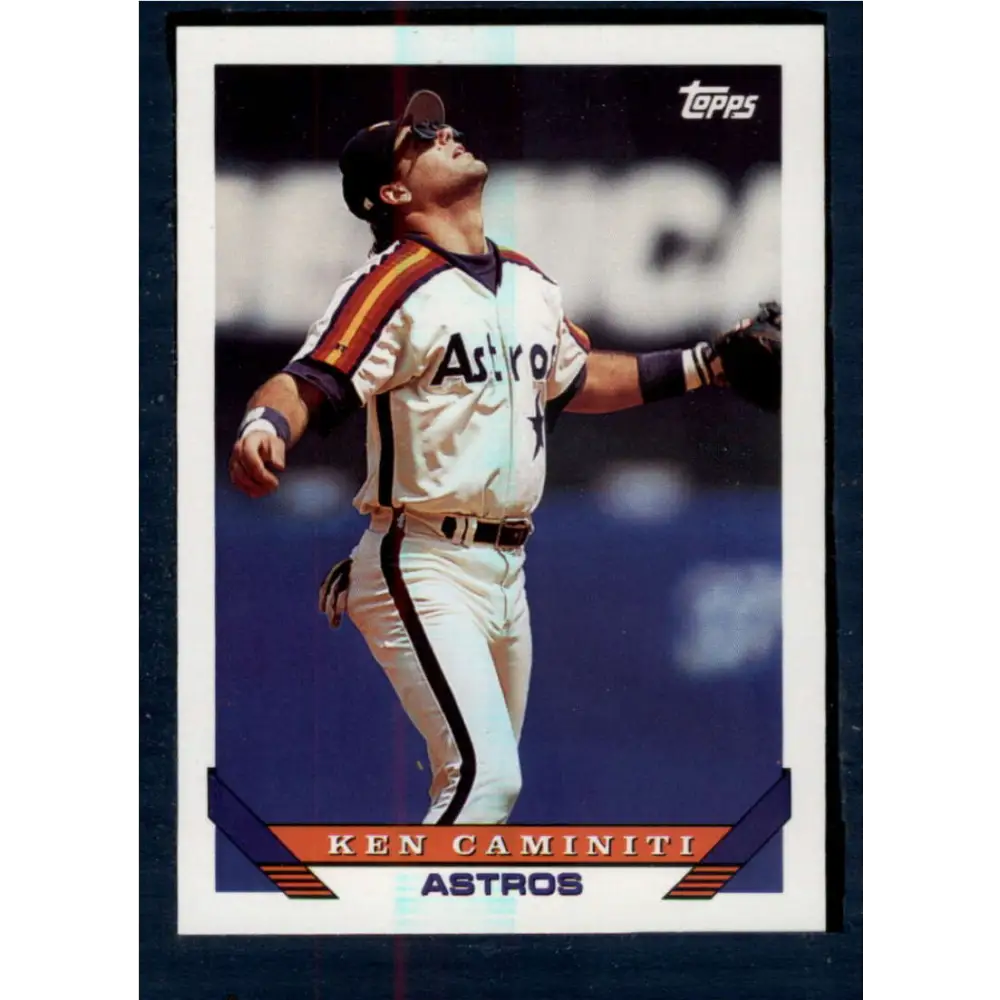 1993 Topps #448 Ken Caminiti NM-MT Houston Astros Baseball Card  Image 1