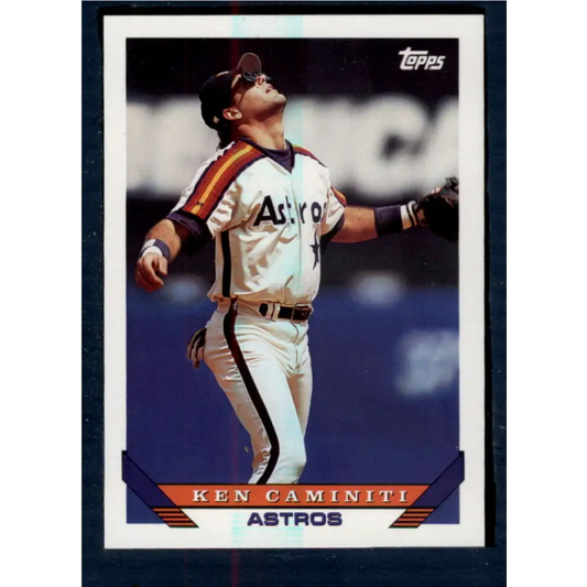 1993 Topps #448 Ken Caminiti NM-MT Houston Astros Baseball Card  Image 1