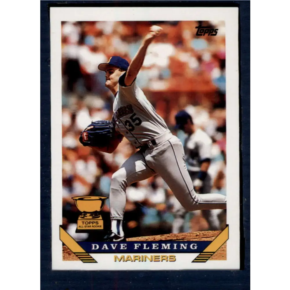 1993 Topps #45 Dave Fleming NM-MT Seattle Mariners Baseball Card  Image 1