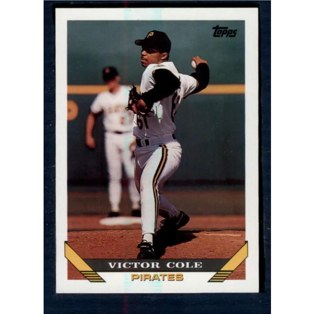 1993 Topps #453 Victor Cole NM-MT Pittsburgh Pirates Baseball Card  Image 1