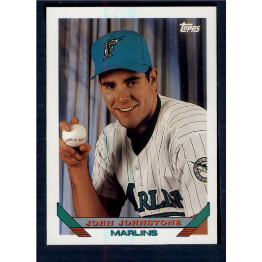 1993 Topps #454 John Johnstone NM-MT RC Rookie Florida Marlins Baseball Card  Image 1