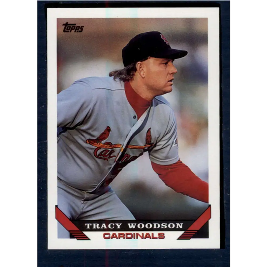 1993 Topps #457 Tracy Woodson NM-MT St. Louis Cardinals Baseball Card  Image 1