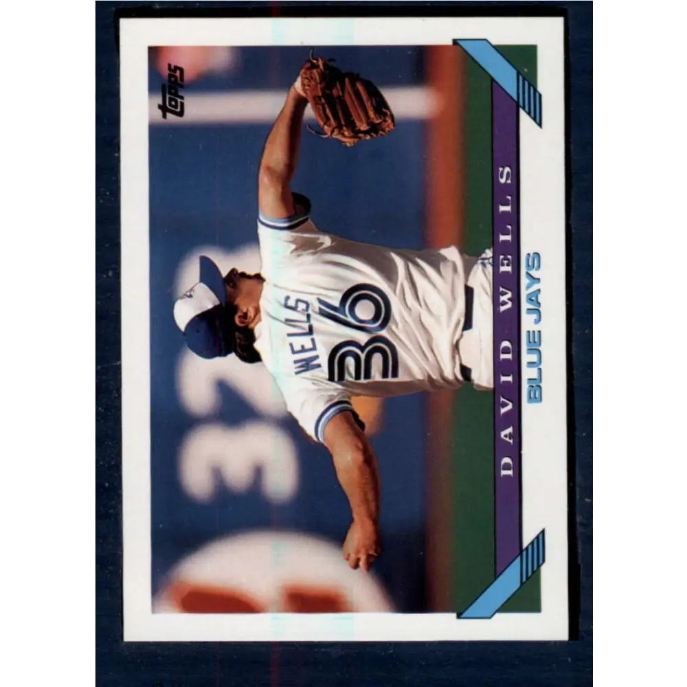 1993 Topps #458 David Wells NM-MT Toronto Blue Jays Baseball Card  Image 1